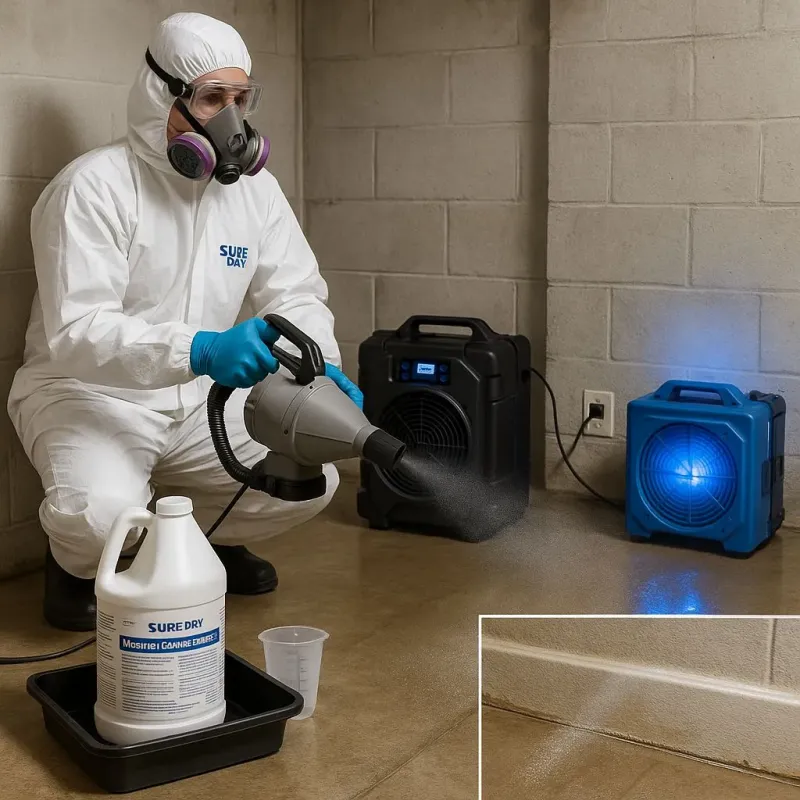 Sanitization and Odor Removal process in Heidelberg, PA
